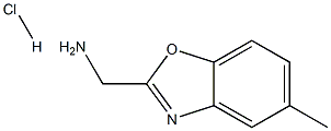 (5-methyl-1,3-benzoxazol-2-yl)methylamine hydrochloride 结构式