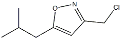 3-(chloromethyl)-5-isobutylisoxazole 结构式