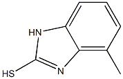 4-methyl-1H-benzimidazole-2-thiol 结构式