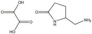 5-(aminomethyl)pyrrolidin-2-one oxalate 结构式