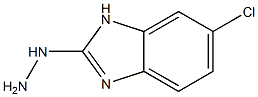 6-chloro-2-hydrazino-1H-benzimidazole 结构式