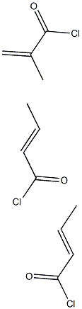 巴豆酰氯2-丁烯酰氯Β-甲基丙烯酰氯 结构式