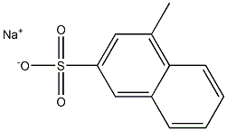 4-Methyl-2-naphthalenesulfonic acid sodium salt 结构式