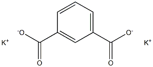 Isophthalic acid dipotassium salt 结构式