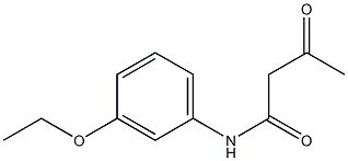 3'-Ethoxyacetoacetanilide 结构式