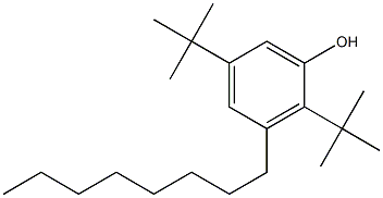 2,5-Di-tert-butyl-3-octylphenol 结构式