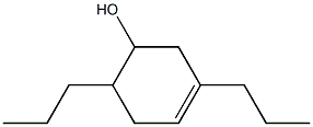 3,6-Dipropyl-3-cyclohexen-1-ol 结构式