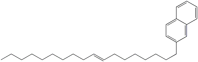 2-(8-Octadecenyl)naphthalene 结构式