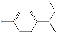 (+)-1-[(S)-sec-Butyl]-4-iodobenzene 结构式