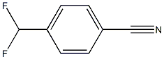 4-(Difluoromethyl)benzenecarbonitrile 结构式