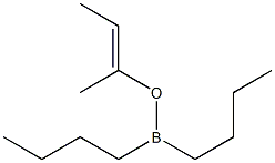 (E)-2-(Dibutylboryloxy)-2-butene 结构式