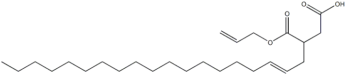 3-(2-Nonadecenyl)succinic acid 1-hydrogen 4-allyl ester 结构式