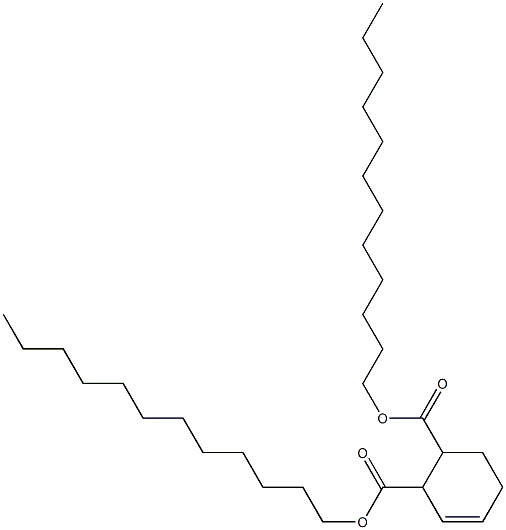 5-Cyclohexene-1,2-dicarboxylic acid didodecyl ester 结构式