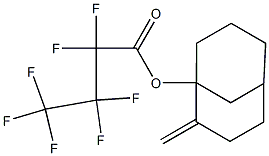 2-Methylenebicyclo[3.3.1]nonane-1-ol heptafluorobutanoate 结构式
