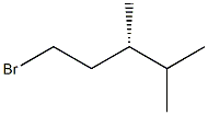 [S,(-)]-1-Bromo-3,4-dimethylpentane 结构式
