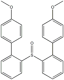 4-Methoxyphenylphenyl sulfoxide 结构式