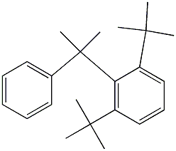 2-(2,6-Di-tert-butylphenyl)-2-phenylpropane 结构式