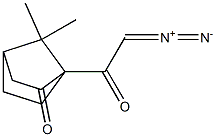 1-(Diazoacetyl)-7,7-dimethylbicyclo[2.2.1]heptan-2-one 结构式
