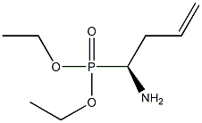 [(S)-1-Amino-3-butenyl]phosphonic acid diethyl ester 结构式