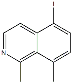 1,8-Dimethyl-5-iodoisoquinoline 结构式