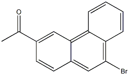 3-Acetyl-9-bromophenanthrene 结构式