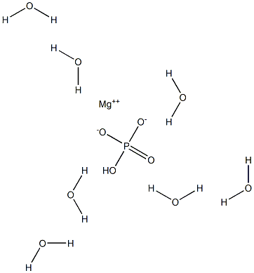 Magnesium hydrogenphosphate heptahydrate 结构式
