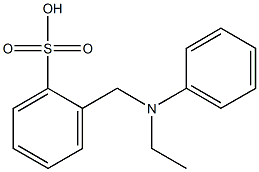 2-(N-Ethyl-N-phenylaminomethyl)benzenesulfonic acid 结构式