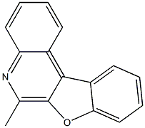 6-Methylbenzofuro[2,3-c]quinoline 结构式