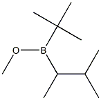 (1,2-Dimethylpropyl)tert-butyl(methoxy)borane 结构式