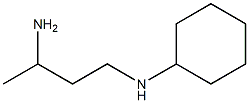 N-(3-Aminobutyl)-N-cyclohexylamine 结构式