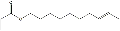 Propionic acid 8-decenyl ester 结构式