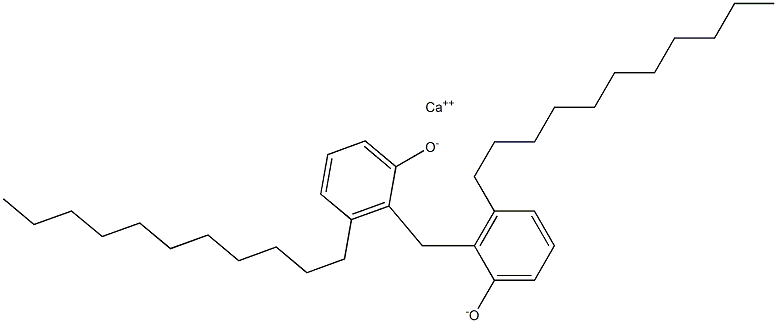 Calcium 2,2'-methylenebis(3-undecylphenoxide) 结构式