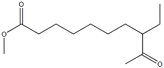 8-Ethyl-9-oxodecanoic acid methyl ester 结构式