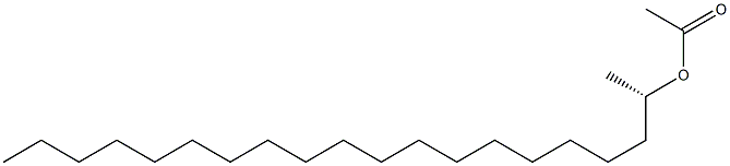 (+)-Acetic acid (S)-icosane-2-yl ester 结构式