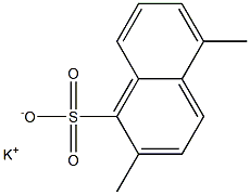 2,5-Dimethyl-1-naphthalenesulfonic acid potassium salt 结构式