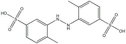 2,2'-Dimethylhydrazobenzene-5,5'-disulfonic acid 结构式