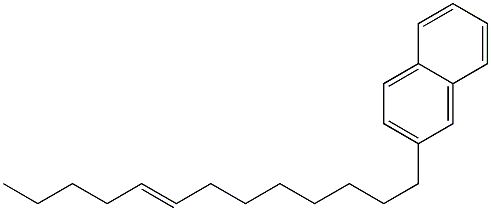 2-(8-Tridecenyl)naphthalene 结构式