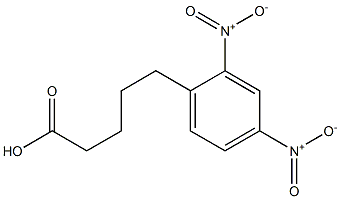 5-(2,4-Dinitrophenyl)valeric acid 结构式