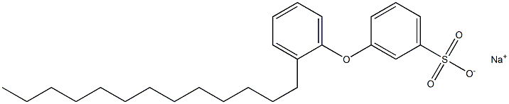 3-(2-Tridecylphenoxy)benzenesulfonic acid sodium salt 结构式