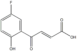 4-(5-Fluoro-2-hydroxyphenyl)-4-oxo-2-butenoic acid 结构式