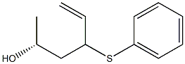(2R)-4-(Phenylthio)-5-hexen-2-ol 结构式