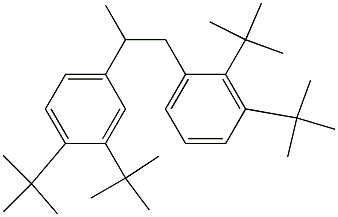 1-(2,3-Di-tert-butylphenyl)-2-(3,4-di-tert-butylphenyl)propane 结构式