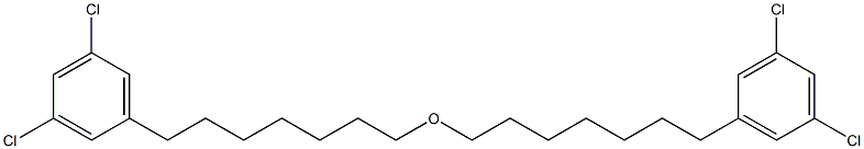 3,5-Dichlorophenylheptyl ether 结构式