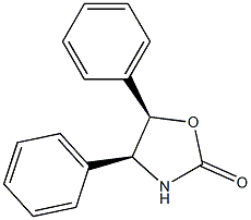 (4S,5R)-4,5-Diphenyloxazolidine-2-one 结构式