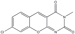 8-Chloro-3-methyl-2H-[1]benzopyrano[2,3-d]pyrimidine-2,4(3H)-dione 结构式