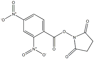 2,4-Dinitrobenzoic acid succinimidyl ester 结构式