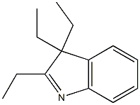 2,3,3-Triethyl-3H-indole 结构式