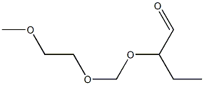 2-[(2-Methoxyethoxy)methoxy]butyraldehyde 结构式