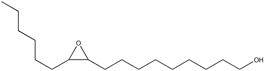 10,11-Epoxyheptadecan-1-ol 结构式