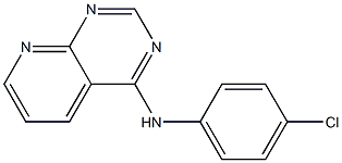 4-[(4-Chlorophenyl)amino]pyrido[2,3-d]pyrimidine 结构式